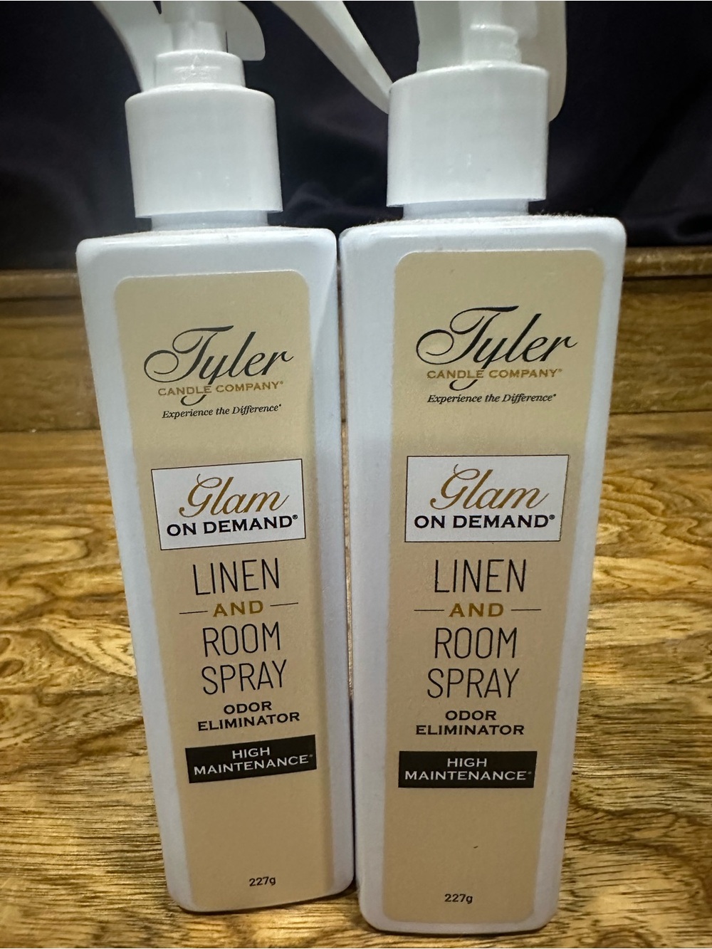 New Tyler Candle Company linen & room spray odor eliminator. High Maintenance